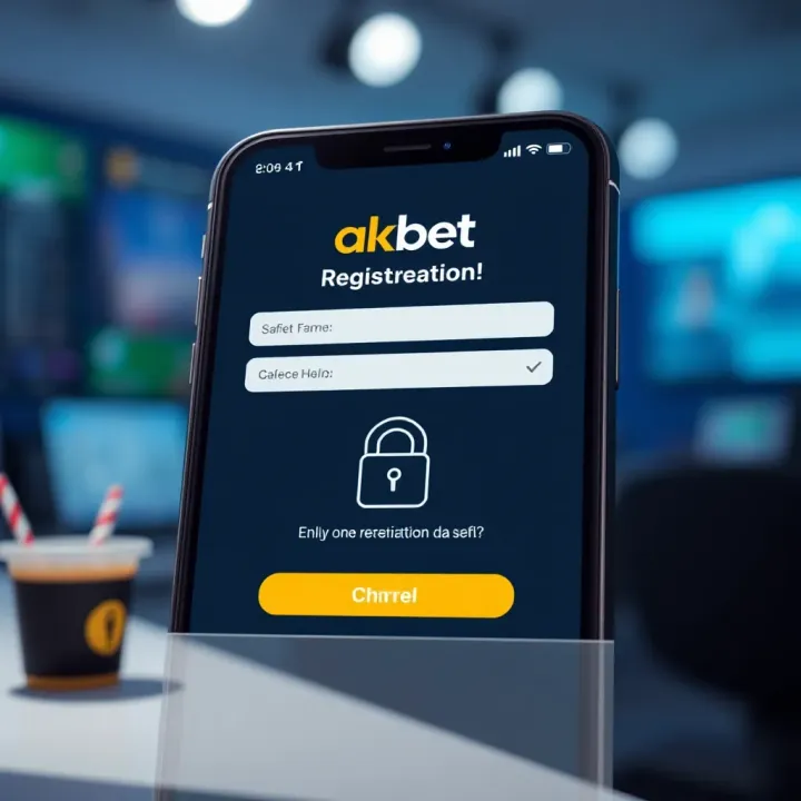 Safe and Simple Registration on Akbet App for Nigerian Gamers Secure registration form on Akbet app emphasizing safety and ease for Nigerian users
