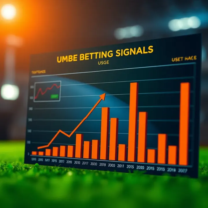 Graph showing trends in online betting signals usage in Nigeria