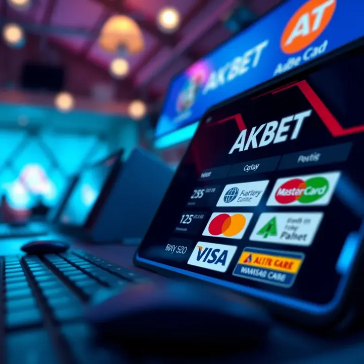 Payment Methods Supported by AkBet for Withdrawals Illustration showing various payment options supported by AkBet for withdrawals