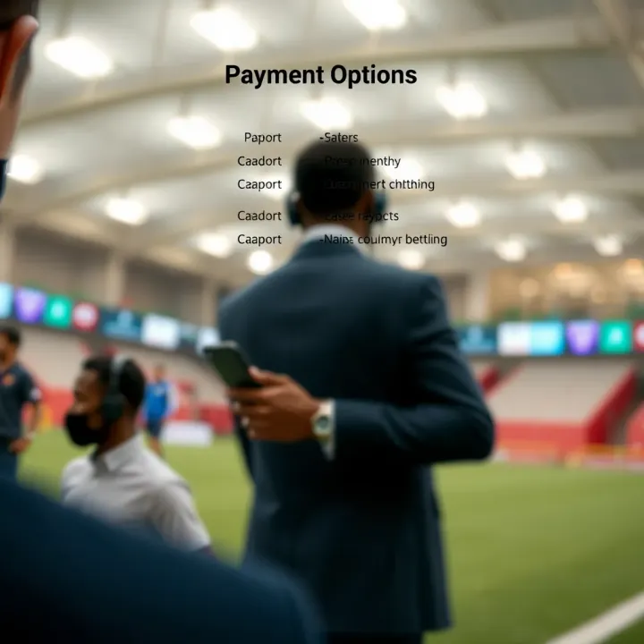 Various payment methods and customer support options for Nigerian sports betting users