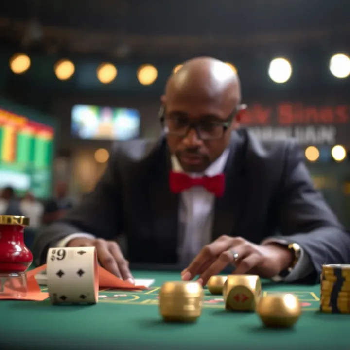 Illustration of responsible betting tips with Nigerian currency symbols and caution symbols