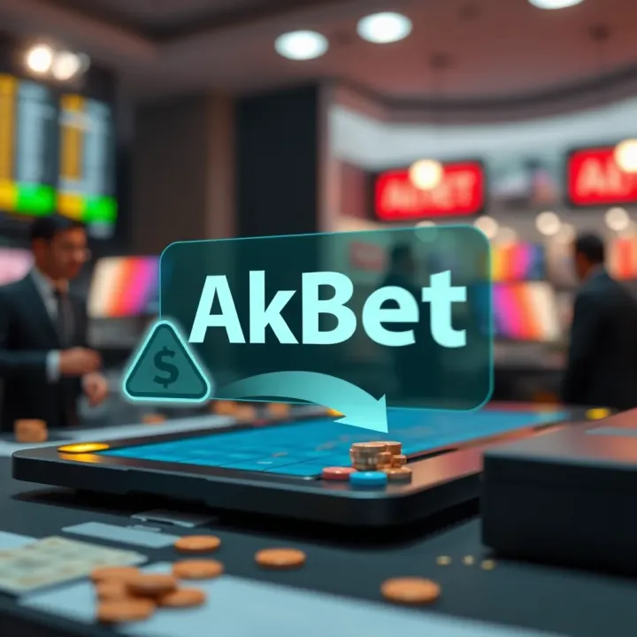 Smooth Withdrawal Transactions on AkBet Platform Graphic depicting smooth transaction flow of cashing out winnings on AkBet platform