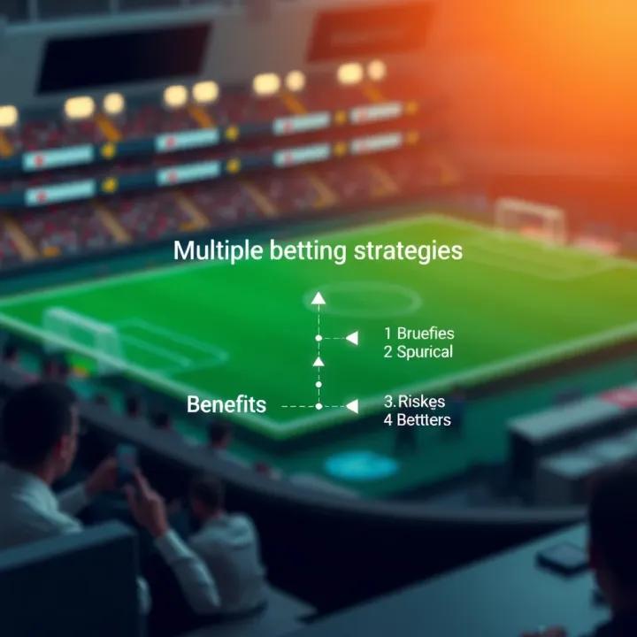 Benefits and Risks of Multiple Betting Strategies on Akbet Graphic showing benefits and risks associated with multiple betting strategies